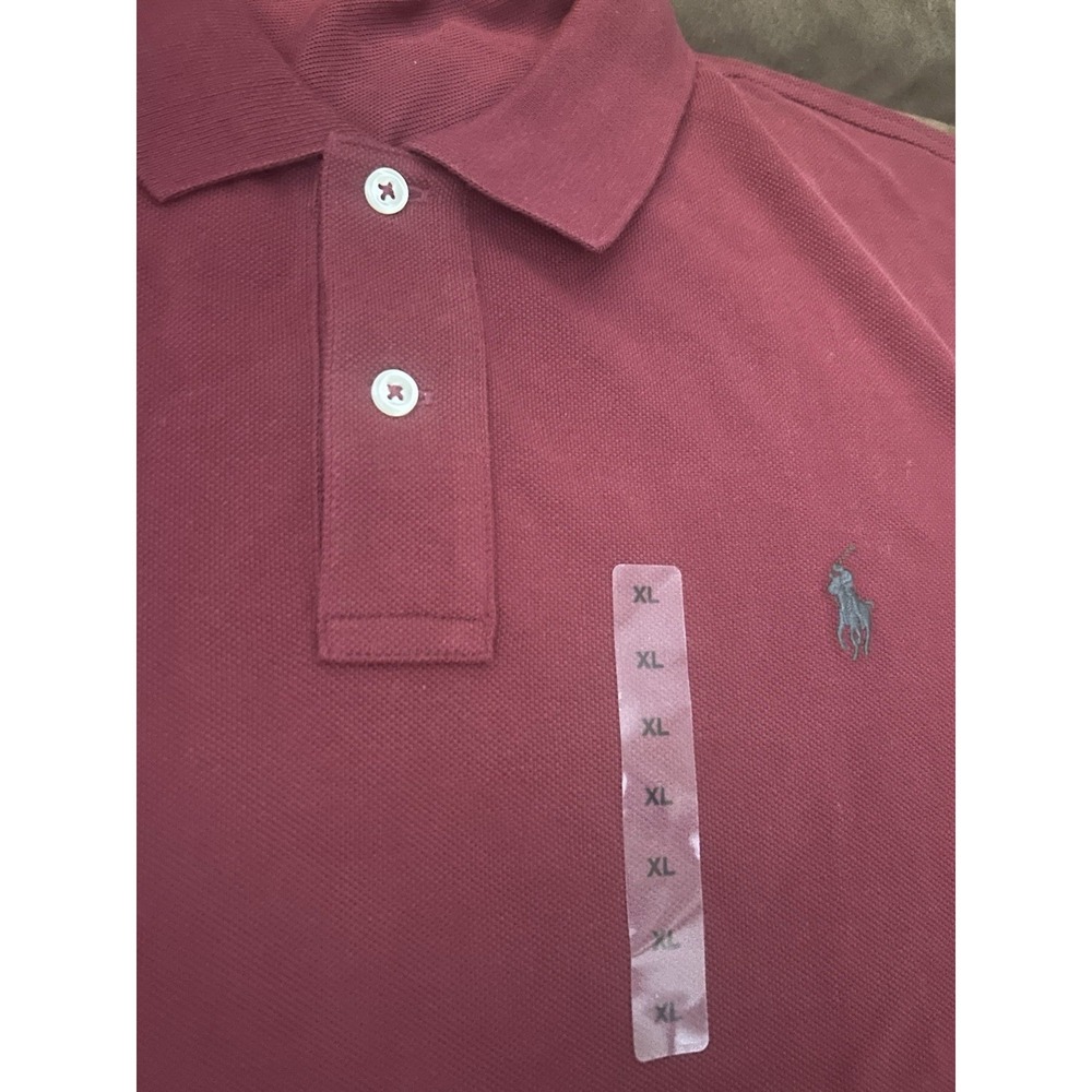 Polo Ralph Lauren Boys Shirt Size XL Short Sleeve Burgundy Polo Classic Fit 18